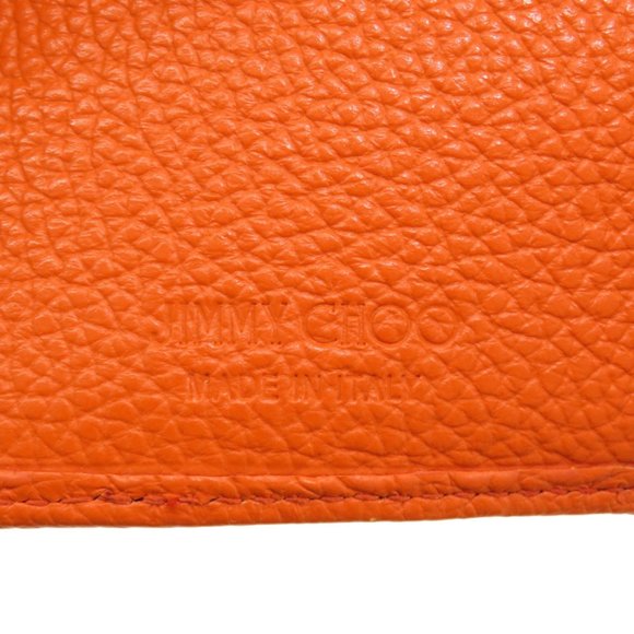 Jimmy Choo Star Motif Bifold Wallet Leather Women's - Picture 7 of 10